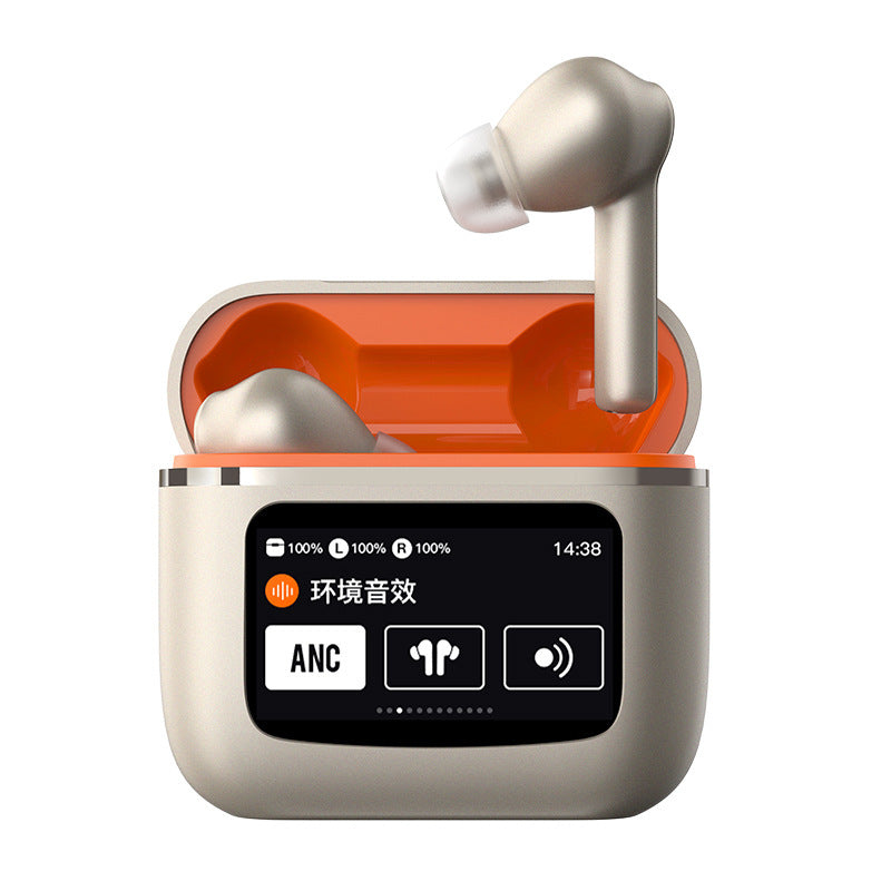 Touch Screen Wireless Noise Reduction In-ear Sports Game Bluetooth Headset