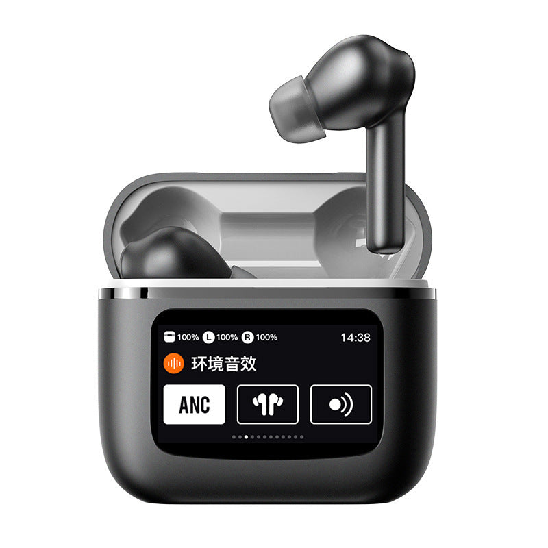 Touch Screen Wireless Noise Reduction In-ear Sports Game Bluetooth Headset